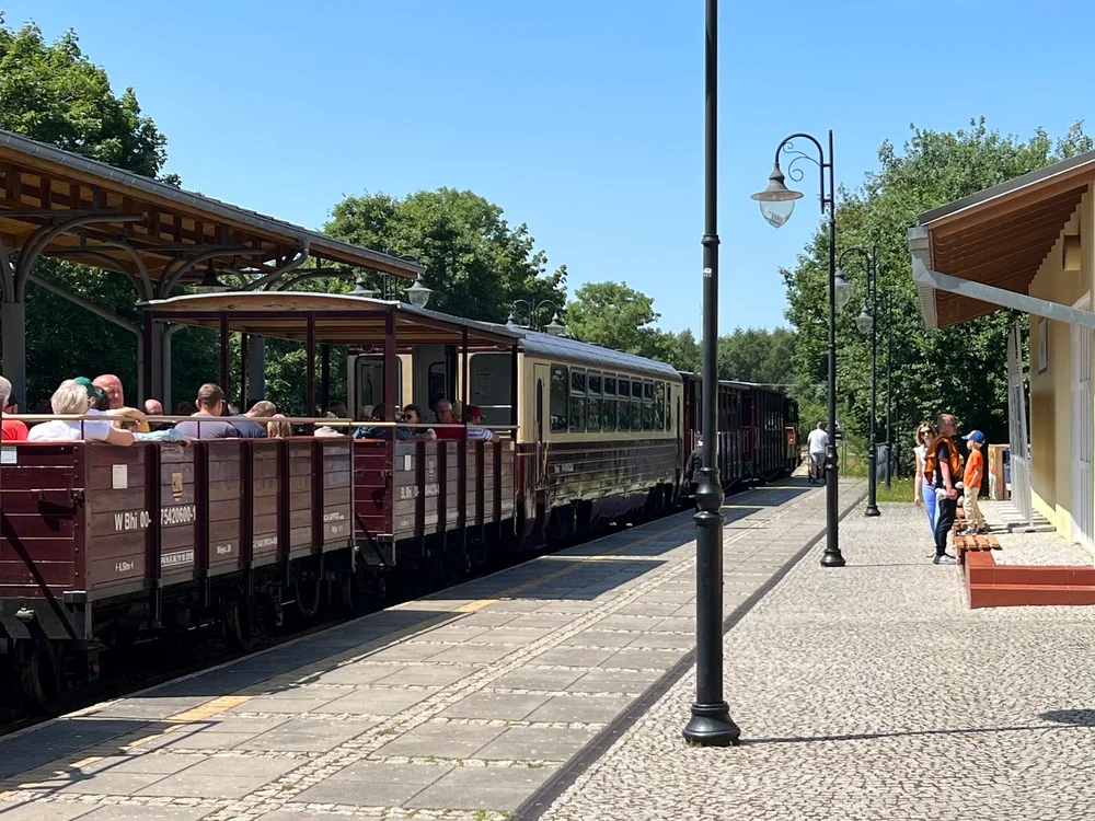 A 19th-century narrow-gauge train